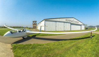 Flugplatz Rinteln gewollte uebertriebene Verzeichnung nicht fuezs Netz 12