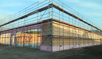 Rohbau Gewerbehalle2