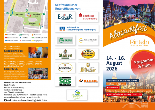 Stadt Rinteln Altstadtfest Lepo DL 2026