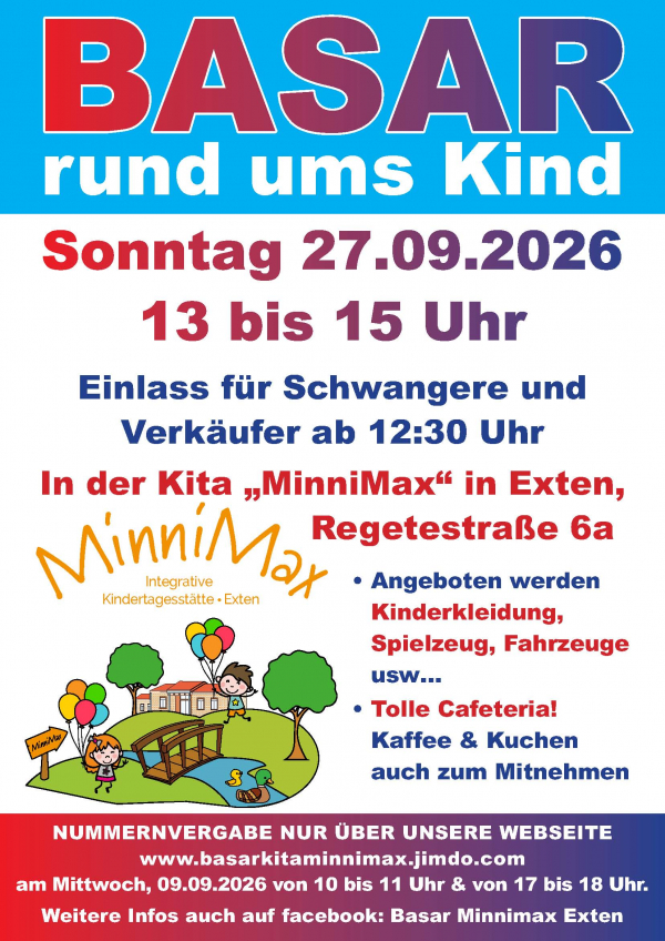 Flyer A4 Basar MinniMax 09 26