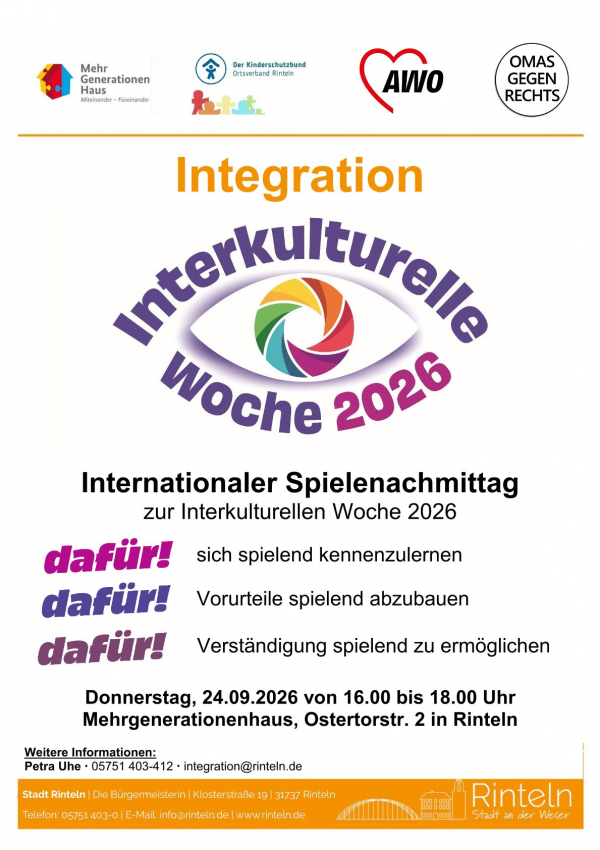 Interkulturelle Woche 2026